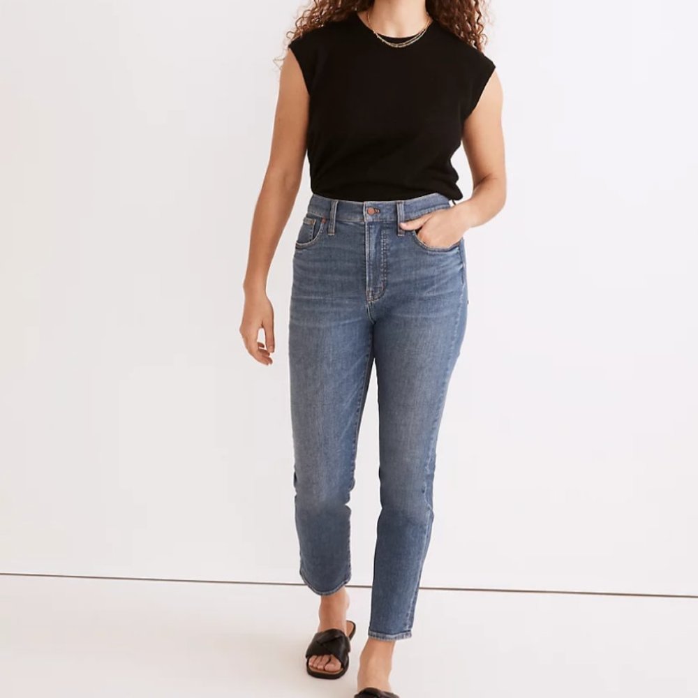 NWT Madewell Perfect Vintage Jean in Finney Wash Size 28